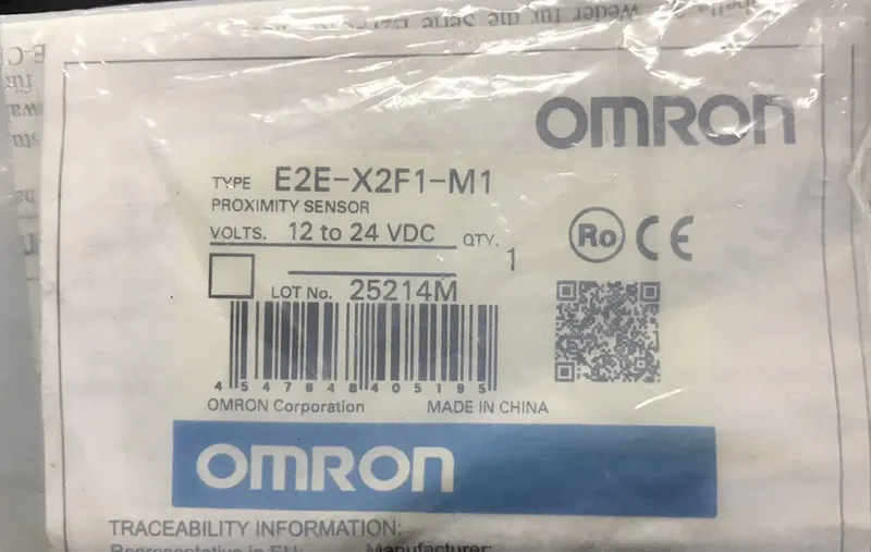 Датчик приближения Omron E2E-X2F1-M1 Inductive Proximity Sensor 2mm 12-24VDC PNP
