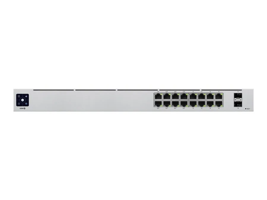 Коммутатор Ubiquiti UniFi USW-16-PoE 16-Port Gigabit PoE Fully Managed Rackmount