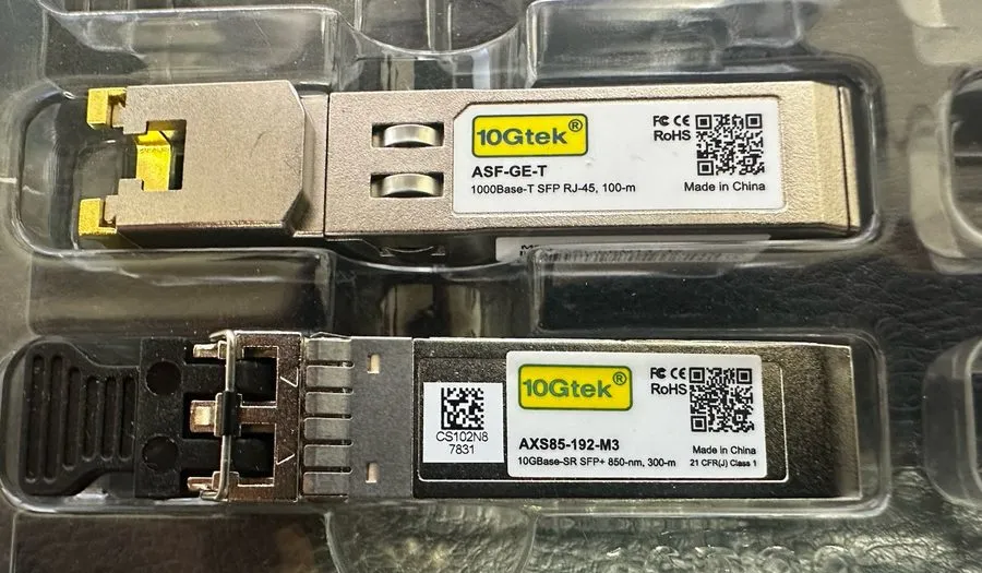 Трансивер AXS85-192-M3 10Gtek SFP+ 10G 850nm MMF TRANSCEIVER — фото лота 1