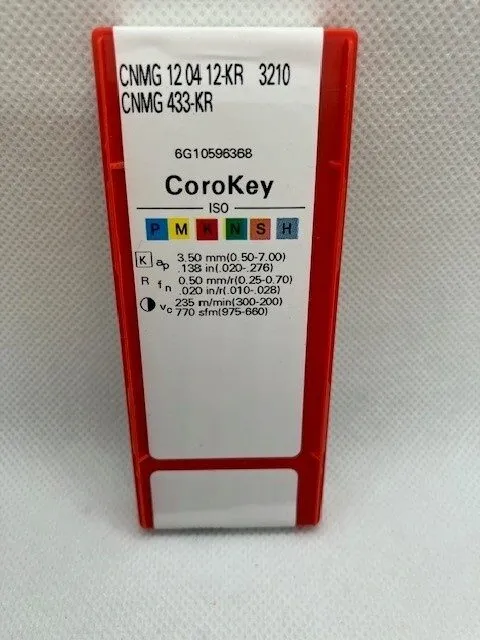 Режущий инструмент SANDVIK Turning Insert CNMG 120412-KR 3210 # 5724534