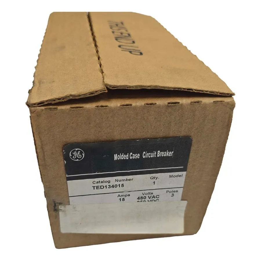 Автоматический выключатель GE TED134015 15A 3-Pole 480V AC E-Frame Circuit Break