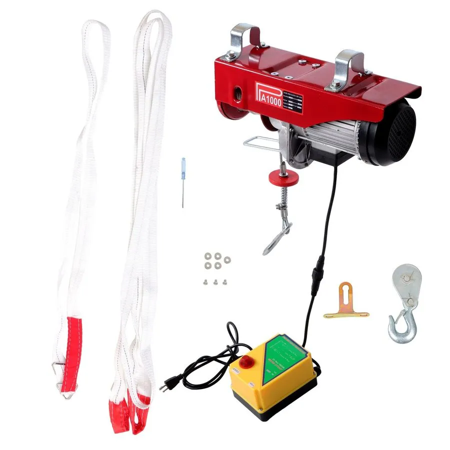 Таль Mini Electric Hoist PA800 1760lbs 110V 1350W 328ft/100m Wireless Remote Con — фото лота 2