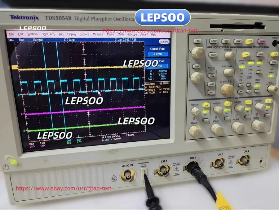 Осциллограф cxc Tektronix TDS5054B 500MHz 5GS/s oscilloscope