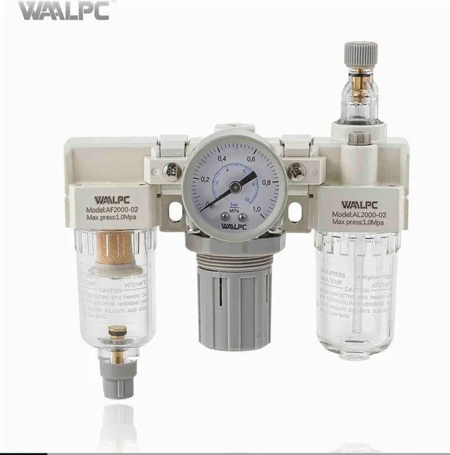Трубопроводная арматура WAALPC AC2000-02 1/4 in FRL Filter Regulator Manual Drai