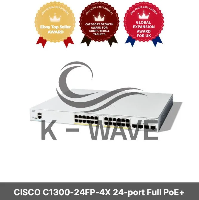 Коммутатор Cisco C1300-24FP-4X 24-port Full PoE+ Gigabit Switch 10G 4SFP