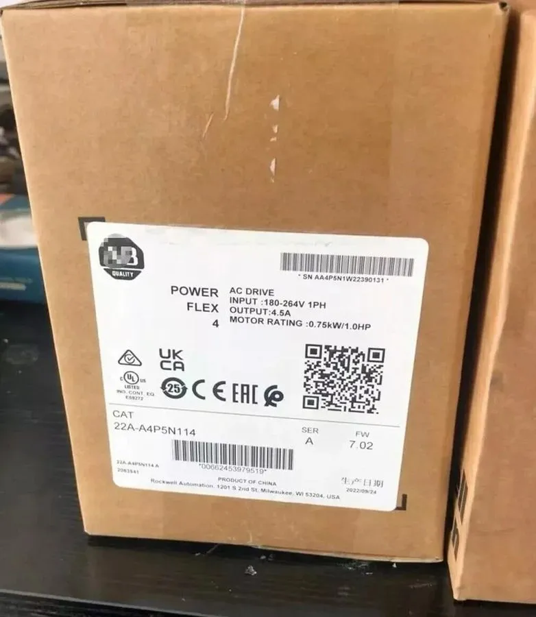 Частотный преобразователь Allen Bradley 22A-A4P5N114 Ser A PowerFlex 4 240V 4.5A