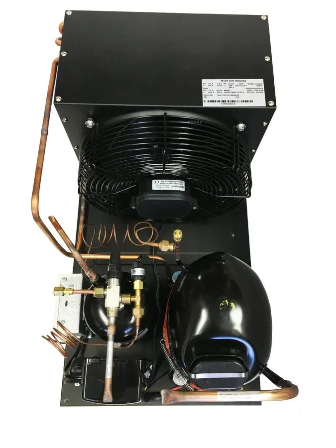 Компрессорно-конденсаторный агрегат Water Cooled NJ9226GK Condensing Unit 1+ HP, — фото лота 2