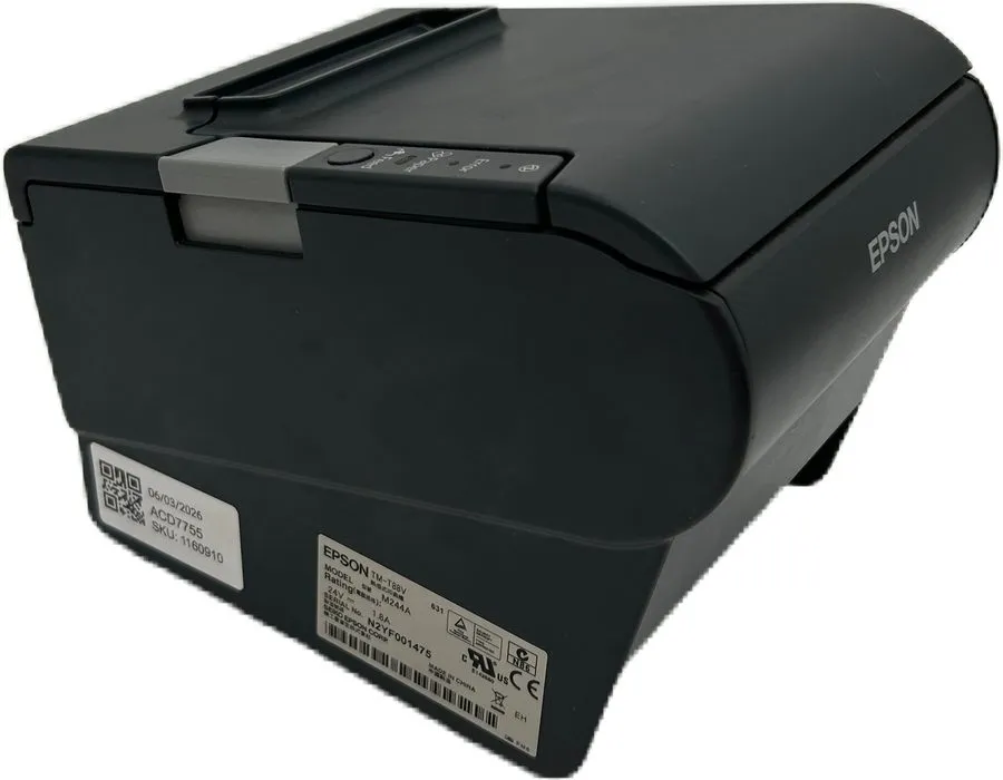 Принтер чеков Epson TM-T88V Thermal Receipt Printer, USB and Serial Interfaces