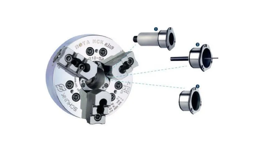 Режущий инструмент Schunk 0807240 Hydraulic Power Lathe Chuck 12-1/2" Dia 3 Jaws — фото лота 1