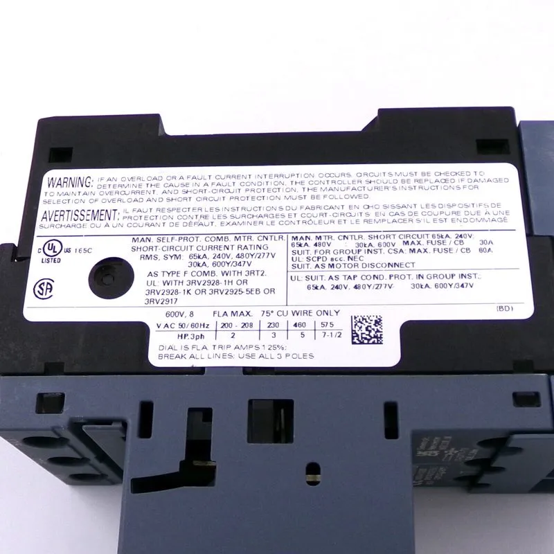 Автоматический выключатель Siemens 3RV2011-1HA10 Motor Protection Circuit Breake — фото лота 4
