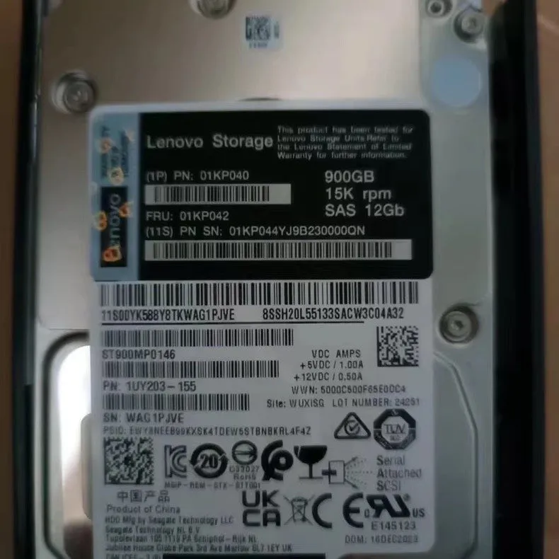Жёсткий диск Lenovo 01KP042 01KP040 900GB 01KP044 15K 2.5" SAS 12Gb/s DS4200 HDD — фото лота 2