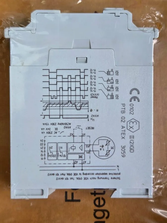 Реле защиты FLENDER LOHER CALOMAT CK145 Thermal Motor Protection Relay ATEX L013 — фото лота 1