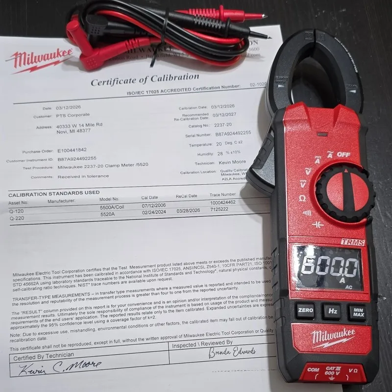 Тестер Milwaukee Tool 2237-20Nst Clamp Meter (Nist) — фото лота 2