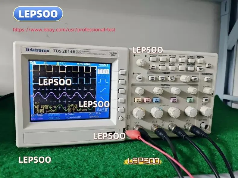 Осциллограф Tektronix TDS2014B 100MHz 4 Channel 1GS/s Color Oscilloscope Digital