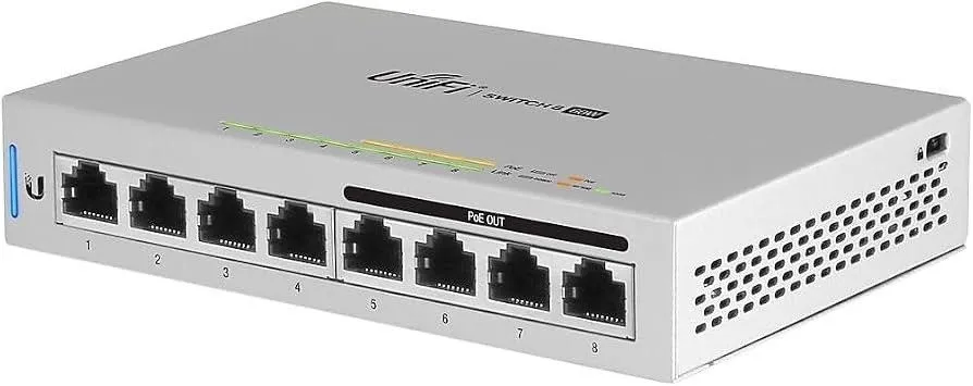 Коммутатор US-8-60W Unifi 8-Port Gigabit Poe Compliant Managed Switch