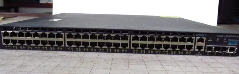 Коммутатор Cisco Catalyst WS-C2948G-GE-TX 48-port Gb Ethernet Network Switch — фото лота 2