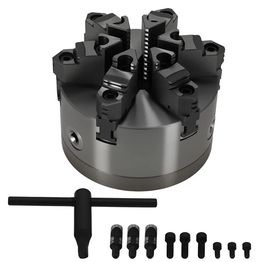 Режущий инструмент Cast Iron Self Centering 6-Jaw Lathe Chuck K13-160A D1-4 160m — фото лота 2