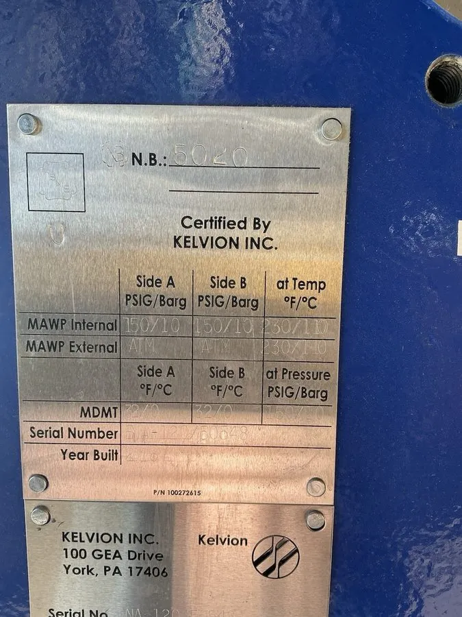 Климатическое оборудование Kelvion Plate Heat Exchanger Model NT100T — фото лота 1