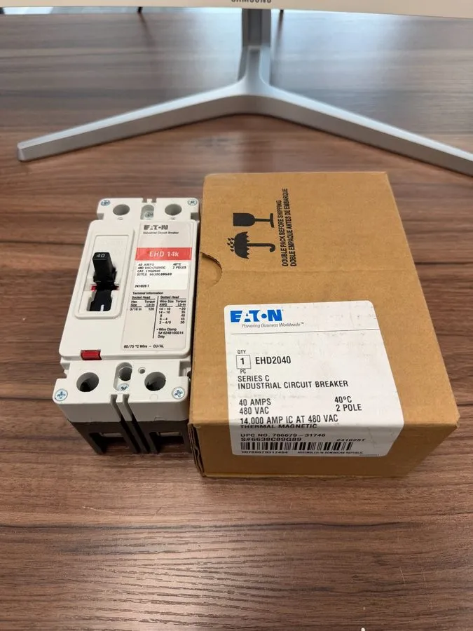 Автоматический выключатель Eaton EHD2040 Molded Case Circuit Breaker, EHD Series