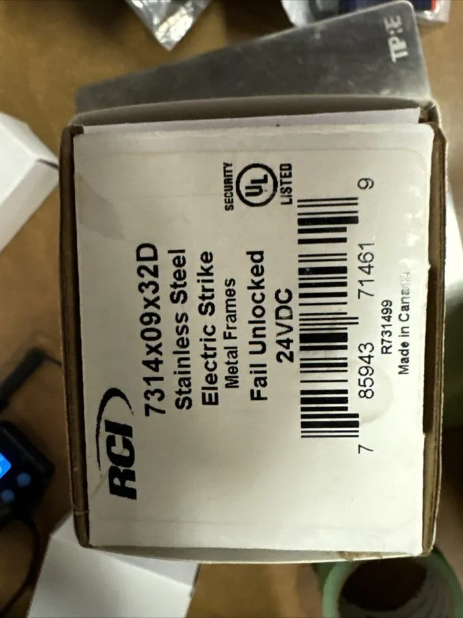 Оборудование видеонаблюдения RCI Electric Strike 7 Series 7314-09 — фото лота 1