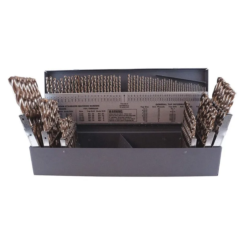 Режущий инструмент CLEVELAND C70367 Jobber Drill Set, Cobalt 434L10 — фото лота 1