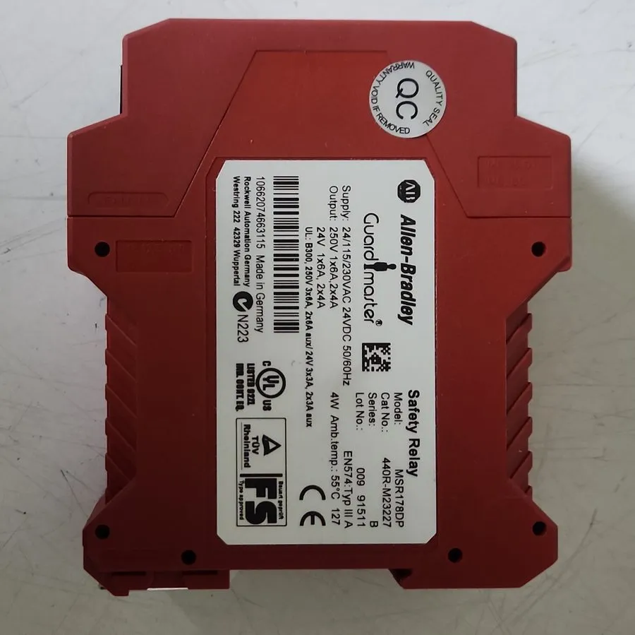 Реле безопасности Allen Bradley MSR178DP GuardMaster Safety Relay — фото лота 2