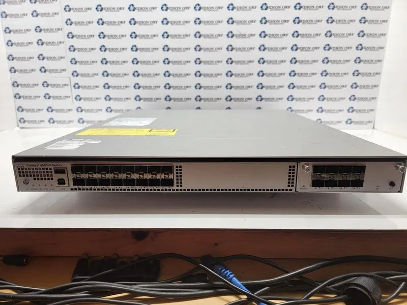 Коммутатор Cisco WS-C4500X-24X-ES w/ C4KX-NM-8SFP+ 24-port 10G Switch Dual AC — фото лота 1