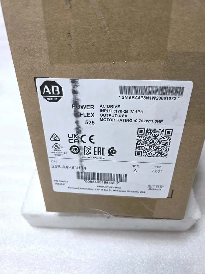 Частотный преобразователь Allen-Bradley AB 25B-A4P8N114 PowerFlex 525 AC Drive 0