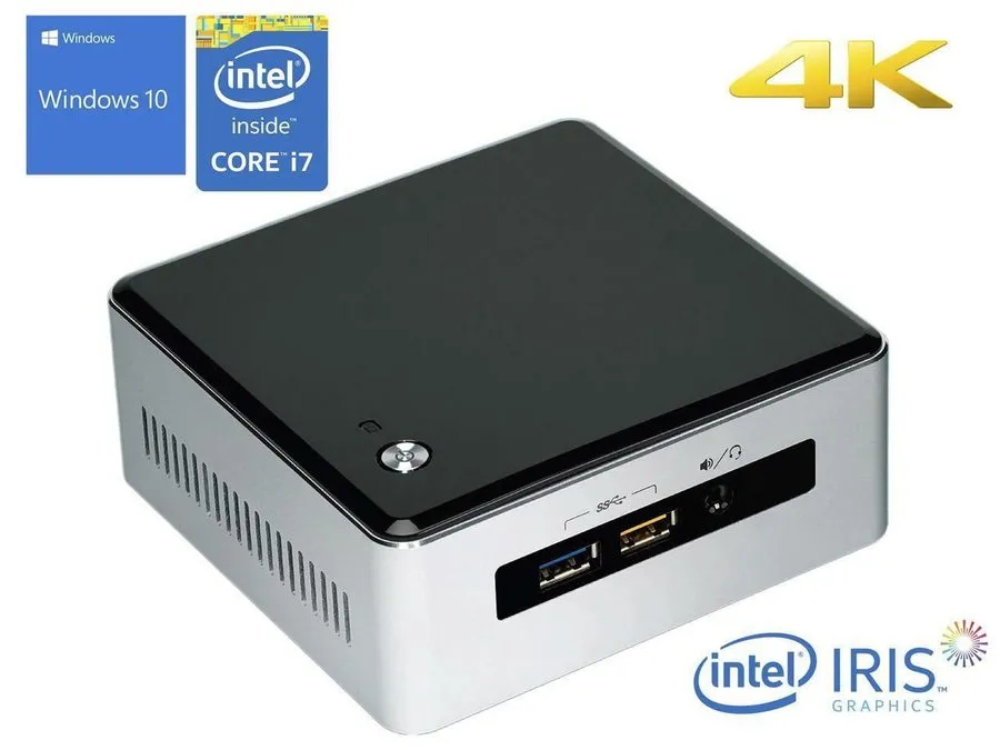 SSD-накопитель Intel NUC Core i7 3.40GHz 2TB PCIe SSD 16GB NUC5i7RYH Mini Deskto — фото лота 2