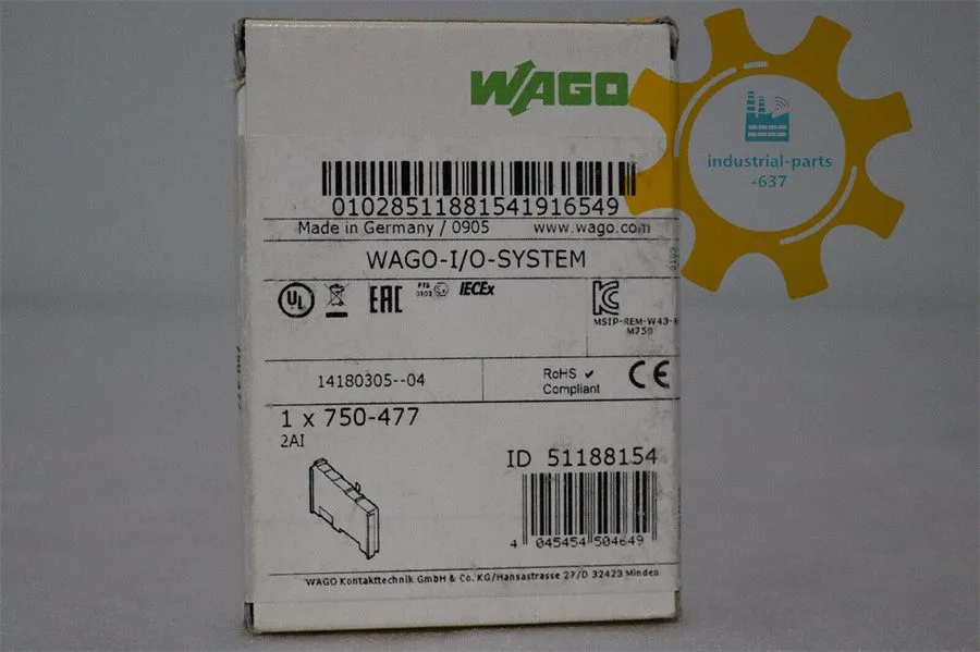 ПЛК Wago 750-477 Buscoupler DeviceNet Module PLC