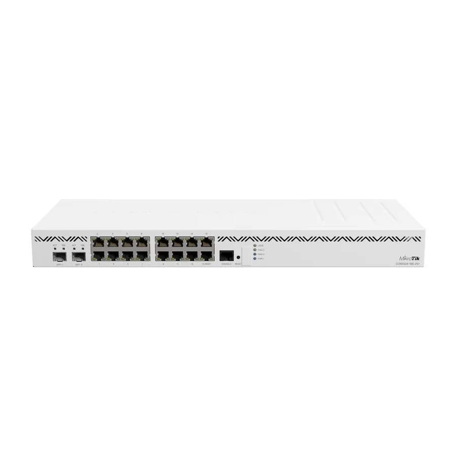 Маршрутизатор MikroTik Ccr2004-16g-2s+ Quad-Core Enterprise Router, 16x Gigabit,