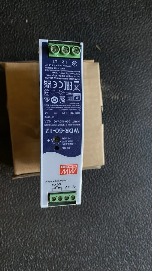 Блок питания WDR-60-12 Single Output Industrial Power Supply 60W 12V DIN Rail &e — фото лота 1