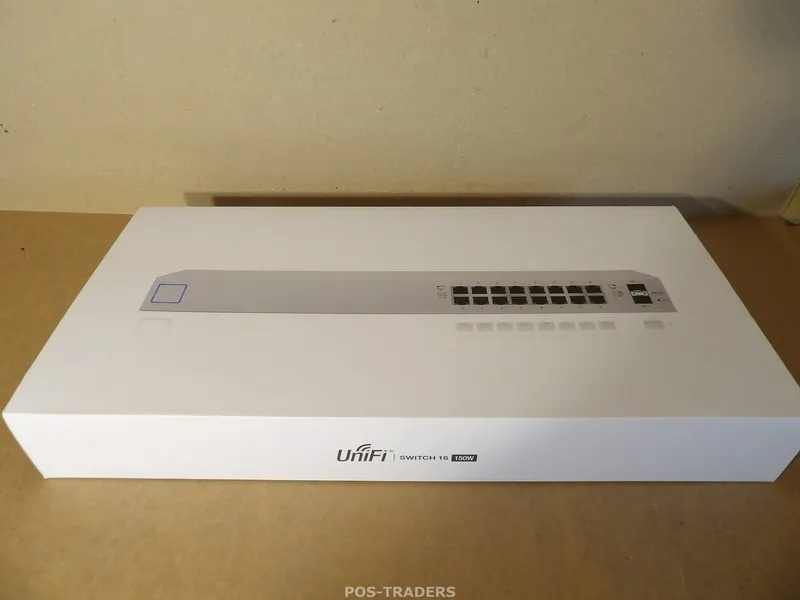 Коммутатор Ubiquiti UniFi US-16-150W 16-Port Gigabit Managed PoE+ Switch