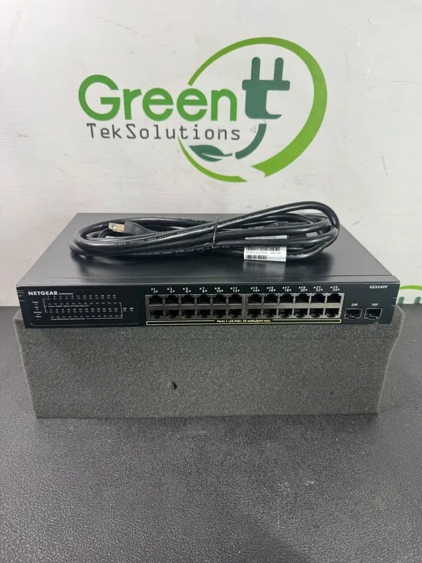 Коммутатор Netgear GS324TP S350 Series 24-Ports Smart Managed POE Pro Switch