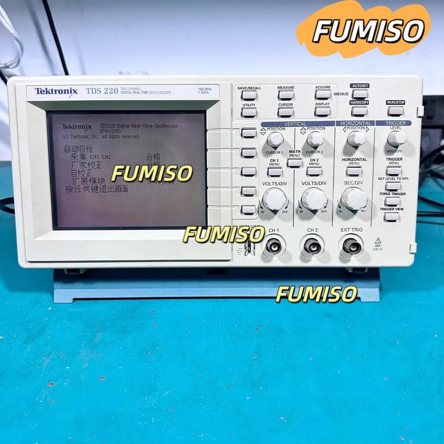 Осциллограф 2 Channel Tektronix TDS220 100Mhz Digital Oscilloscope 1GS/s