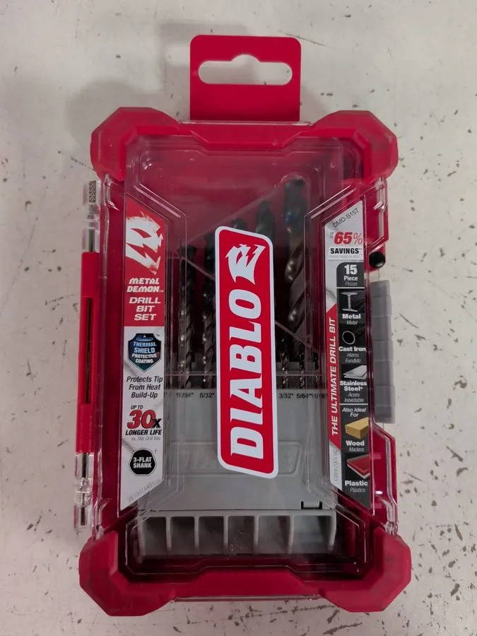 Режущий инструмент Diablo Drill Bit Set DMD-S15T — фото лота 2