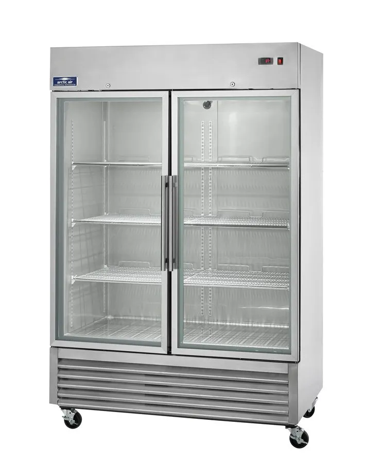 Холодильный шкаф Arctic Air AGR49 49CuFt Double Glass Door Reach-In Refrigerator