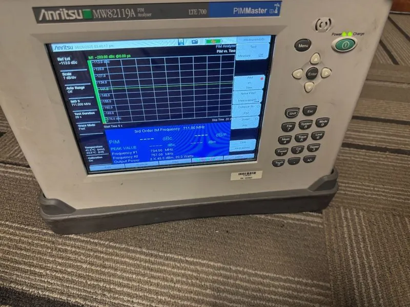 Анализатор Anritsu MW82119A PIM Master PIM Analyzer LTE 700 Opt 700 W/ Case, Sta — фото лота 1