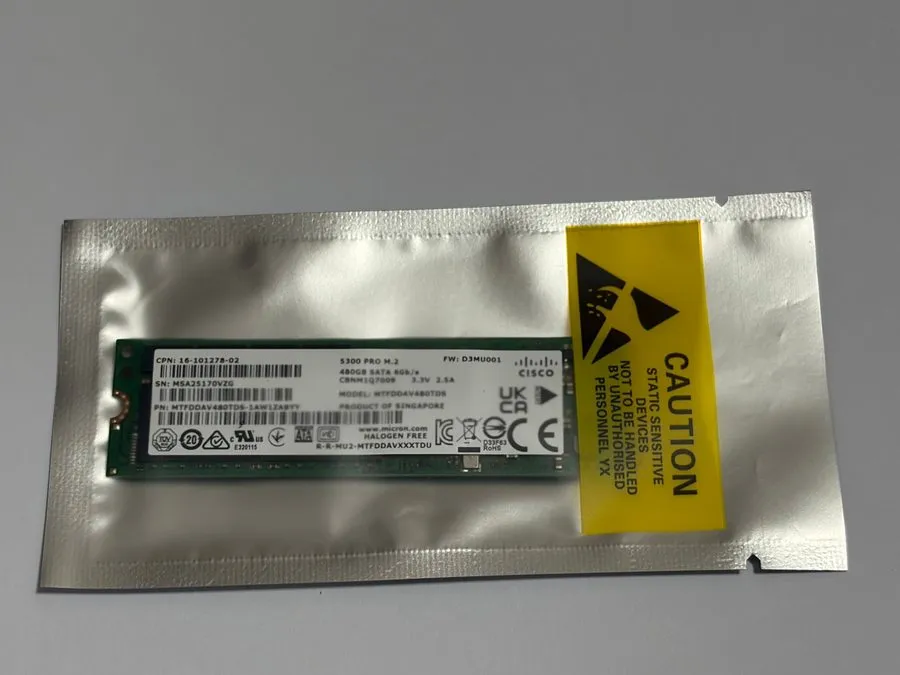 SSD-накопитель Micron 5300 PRO 480GB M.2 2280 SATA 6Gbps MTFDDAV480TDS-1AW1ZABYY