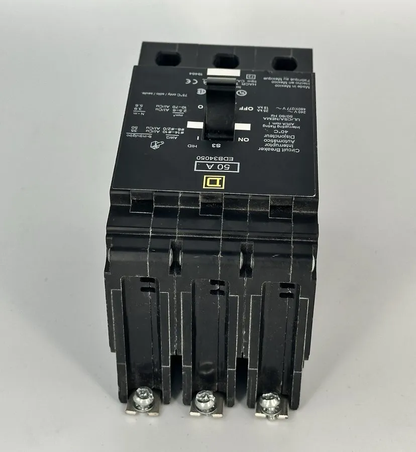 Автоматический выключатель Square D EDB34050 3pole 50amp 480v circuit breaker ty
