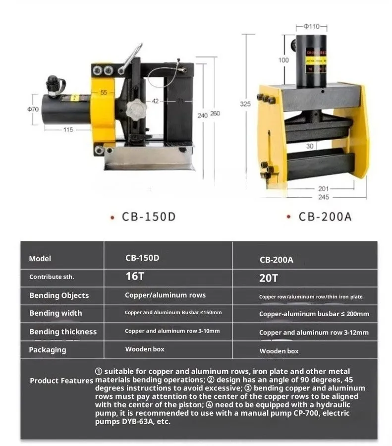 Электрооборудование Copper Busbar Bending Machine CB-150D Copper Busbar Bending  — фото лота 1
