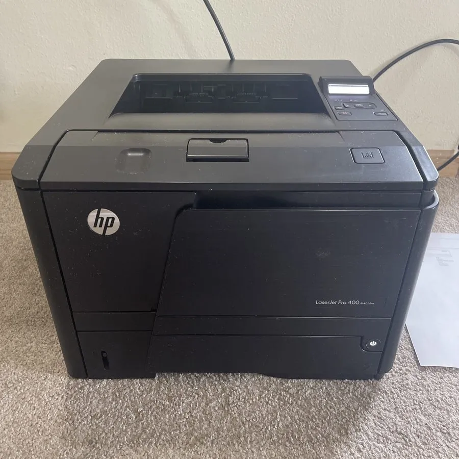 Лазерный принтер HP Laserjet M401dne Laser Printer Cleaned & Serviced COUNT 13,9