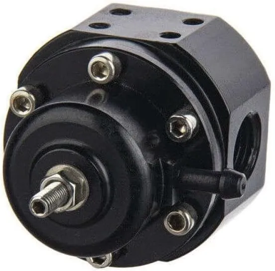 Трубопроводная арматура AEM Universal Black Anodized Adjustable Fuel Pressure Re — фото лота 2