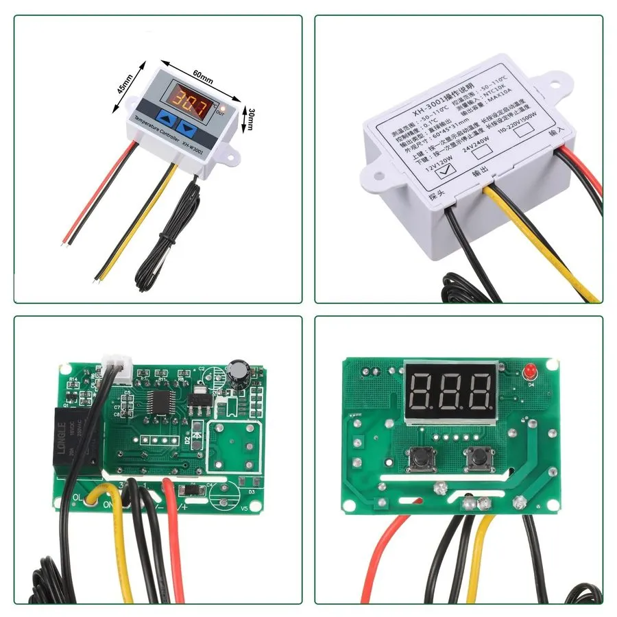 Датчик температуры XH-W3001 Digital LED Temperature Controller Module Digital Th