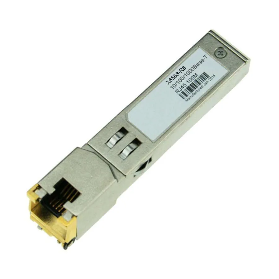 Трансивер NetApp X6568-R6 Finisar FCLF8522P2BTL-N1 1G BASE-T SFP RJ45 Transceive