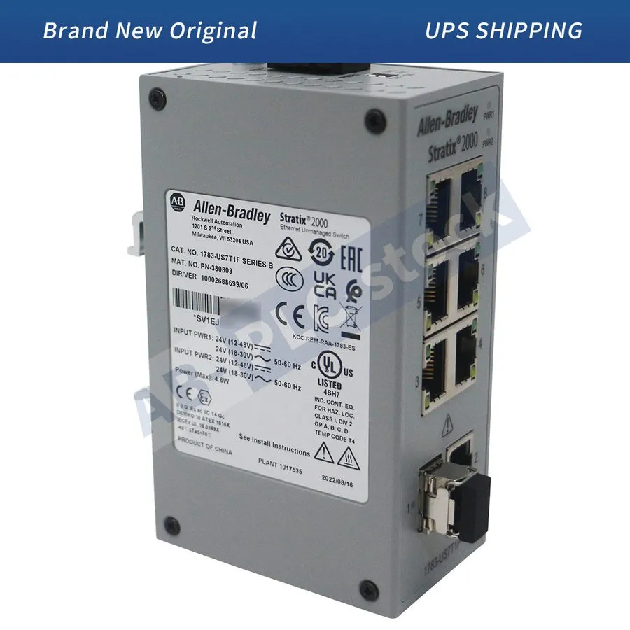 Коммутатор 1783-US7T1F Allen Bradley Stratix 2000 7T+1F Port Unmanaged Switch