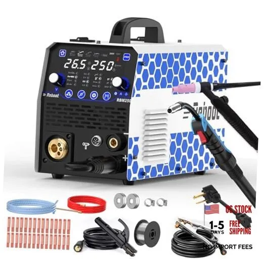 Сварочный аппарат 250Amp MIG Welder TIG Torch Included RBM2500 PRO includes Lift