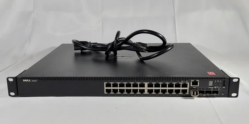 Коммутатор Dell EMC N1524P PoE+ 24 Port Gigabit Network Switch 4 x 10GBe SFP+