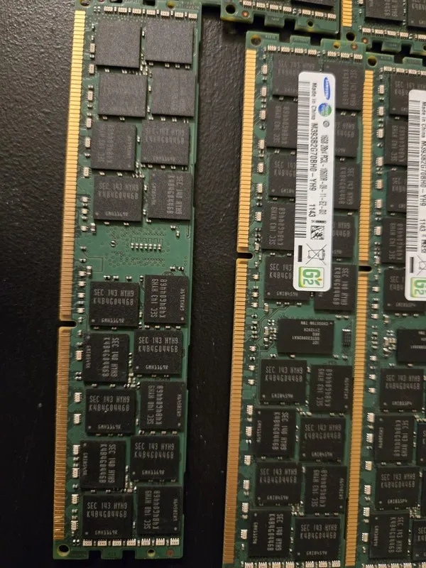 Модуль памяти M393B2G70BH0-YH9 Samsung 16GB DDR3 Registered ECC PC3-10600 1333Mh — фото лота 2