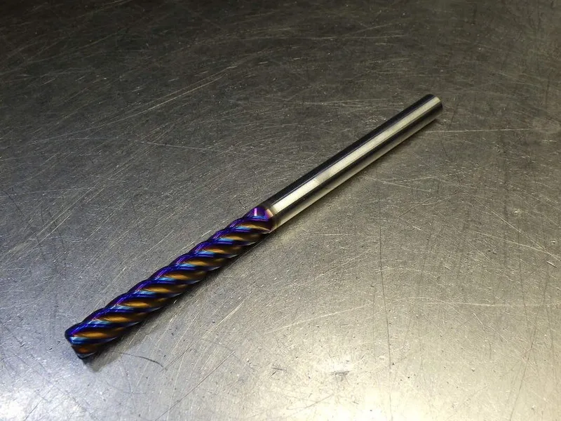 Режущий инструмент Nachi 1/4" 5 Flute Carbide Cr Endmill 1/4" Shank .06" R 41000